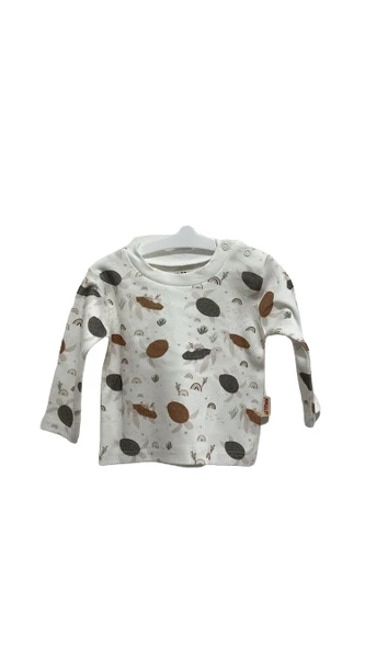 uğurböceğiçocuk Tiffany Turtles Kaplumbağa Baskılı 3'lü Sweat 19096 - 5