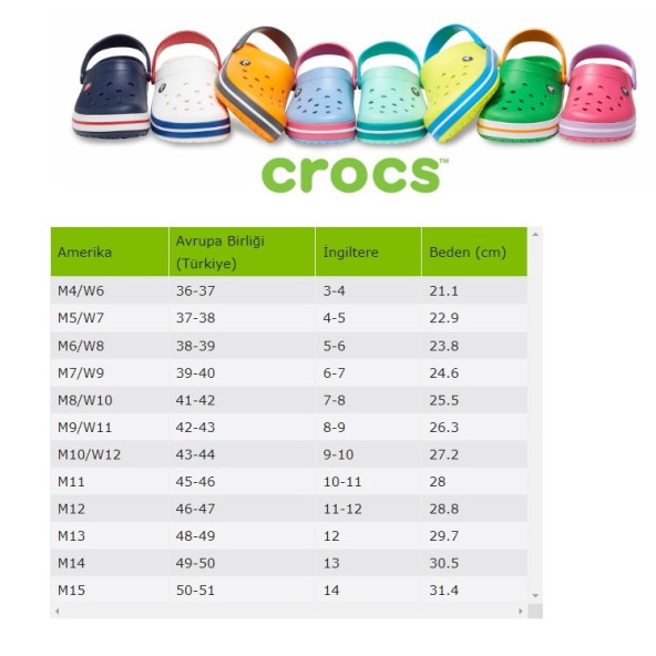 Crocs Crocband Açık Gri Unisex Terlik M8-W10 41-42 Numara - 6