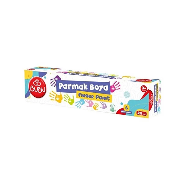 Bubu Parmak Boyası Fosforlu 6 Renk x 20 ml