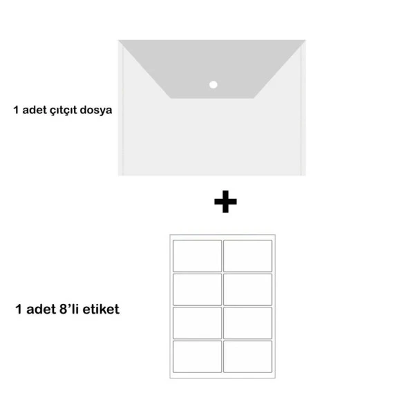 Gıpta ECO PP 80 Yp. A4 Spiralli Pp. Kapak Defter  ( 5 Kareli + 3 Çizgili = 8 Adet ) Hediyeli - Resim 2