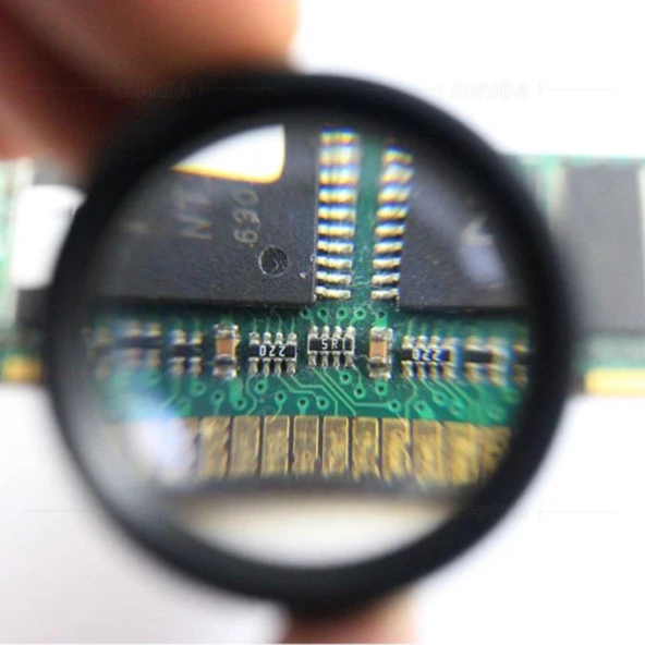 20X SYH Büyüteç 30x30 Optik Cam Lens Alüminyum Kasa Alman Teknolojisi - 4