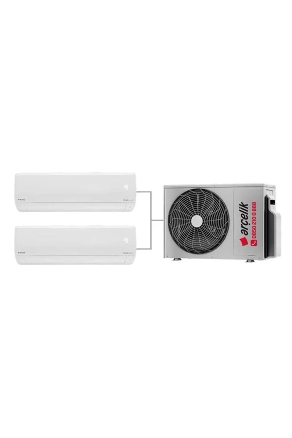 Multi Sistem Duvar Tipi 2+1 Inverter 12+12 18000btu Klima Zm18103-1212