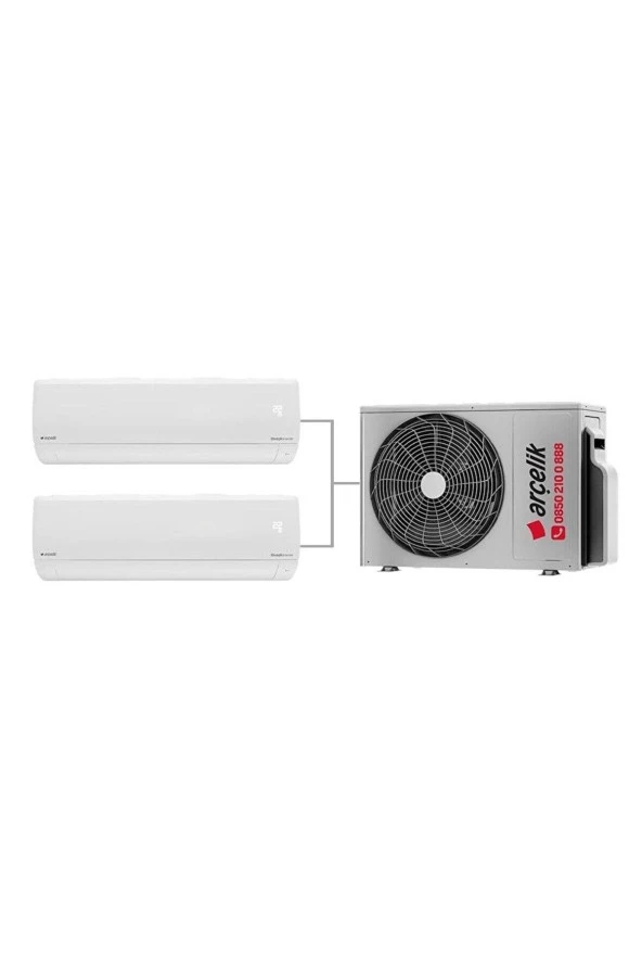 Multi Sistem Duvar Tipi 1+2 Inverter 9+12 16000btu Klima ZM16102 MD-MONTAJ DAHİL