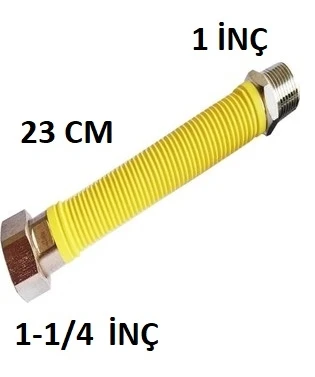 DOĞALGAZ SAYAÇ BAĞLANTI FLEXİ & KUTU FLEXİ & 1-1/4 ( 23 cm ) 1-1/4*1 23 cm