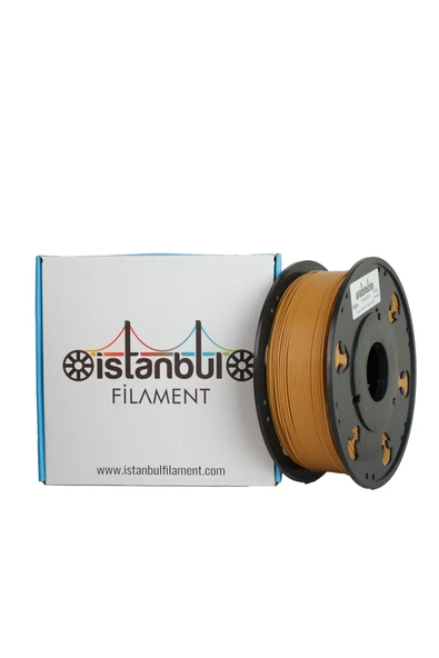 M13 PLA+ SÜTLÜ KAHVE İSTANBUL FİLAMENT 1 KG ÇAP 1,75mm ± 0,05 MM (3D YAZICI KARTUŞU) BAMBU LAB UYUMLU