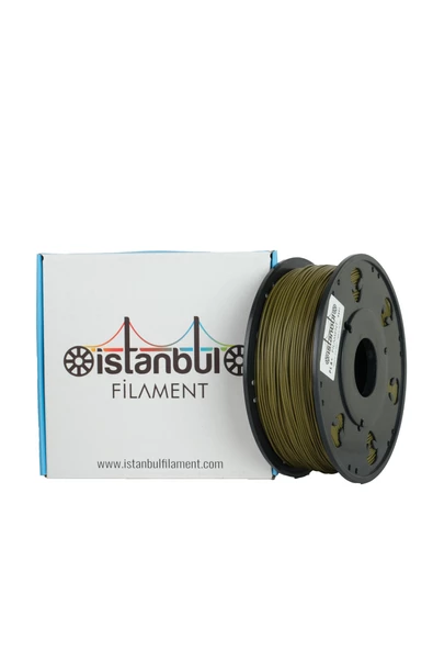 M10 PLA+ ASKERİ YEŞİL-Khaki İSTANBUL FİLAMENT ÇAP 1,75mm ± 0,05 MM (3D YAZICI KARTUŞU) BAMBU LAB UYUMLU