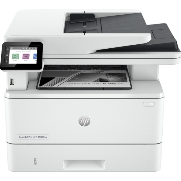 HP LaserJet Pro 4103FDW (2Z629A) Wi-Fi + Tarayıcı + Fotokopi + Faks Çok Fonksiyonlu Lazer Yazıcı