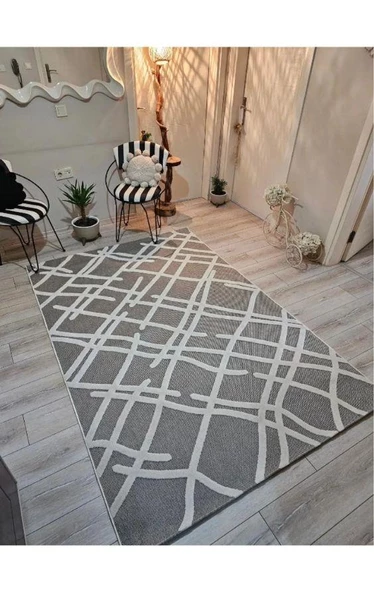 Merinos Halı Launge Serisi 65151 260 Salon Oturma Odası Halısı - Resim 2