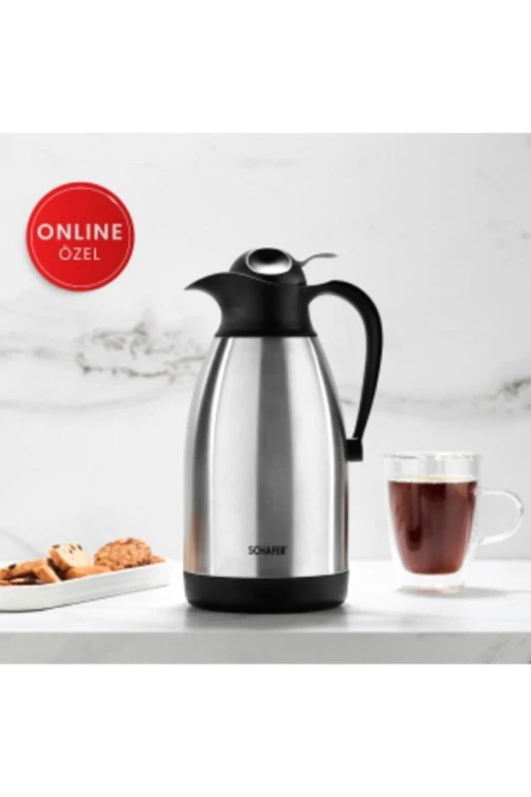 Kitchen House 2 Litre Çelik Termos Inox