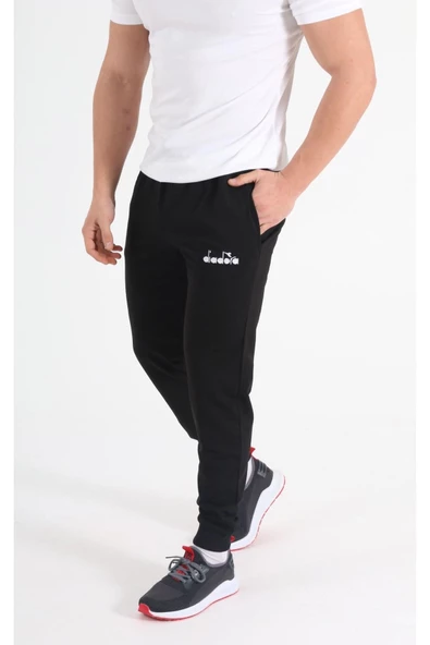 Diadora Valor Eşofman Altı Ribanalı Siyah 1060025 - 2