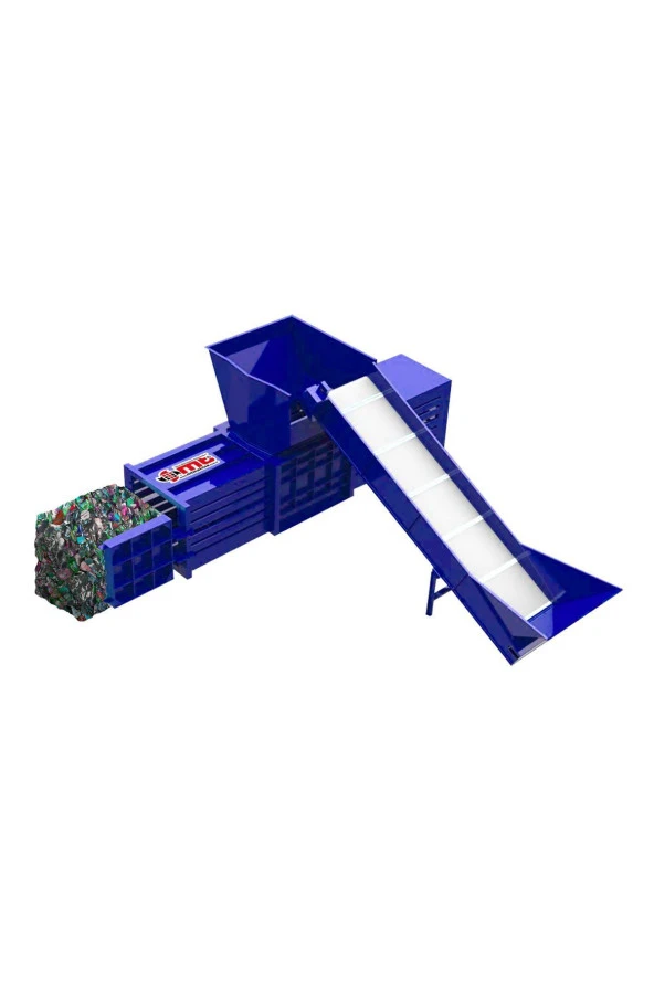 Yatay Balya Pres Makinası Otomatik Hurda Pres Makinası Horizontal Bale Press - 5