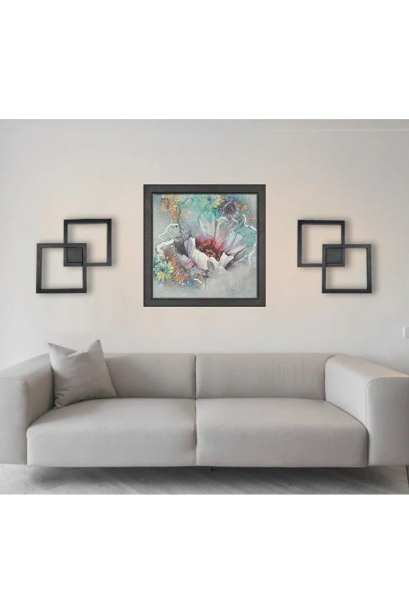 Voxlamp lighting solutions Framer 26x26cm Samsung Ledli 2'li Kare Aplik