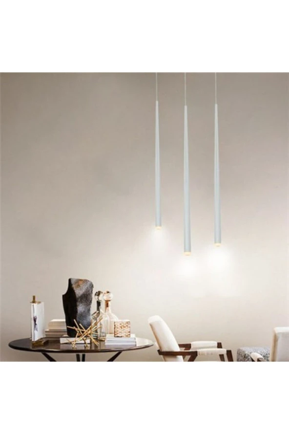 Voxlamp lighting solutions Samsung Ledli Konik Boru Led Avize H:50cm Çap:1,8 Cm Vxl00008323