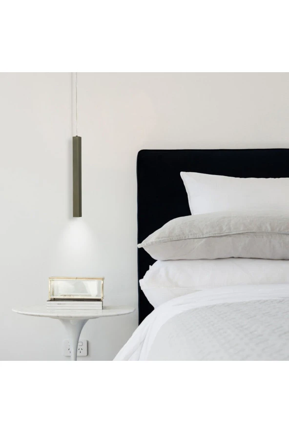 Voxlamp lighting solutions Sarkıt Led Avize Başucu kare boru Qupipe