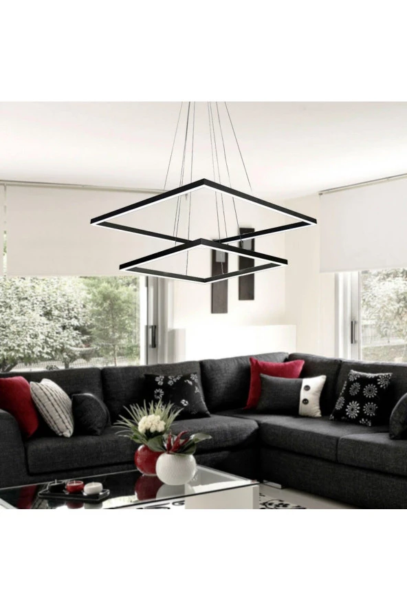 Voxlamp lighting solutions Sarkıt Led Avize SUMATRA 60 X 60 CM