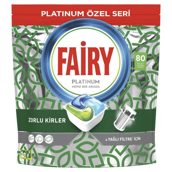 Fairy Platinum Özel Seri Bulaşık Makinesi Deterjanı 80x2 160 Kapsül - Resim 2
