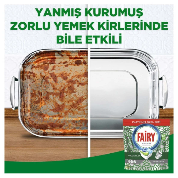 Fairy Platinum Özel Seri Bulaşık Makinesi Deterjanı 80x2 160 Kapsül - Resim 4