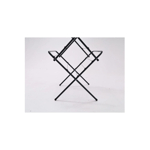 Bebek Çamaşır Kurutmalık Askısı Pratik Katlanır Yenilendi 3katlı Dar Balkon Otel Antrasit Gri - 3