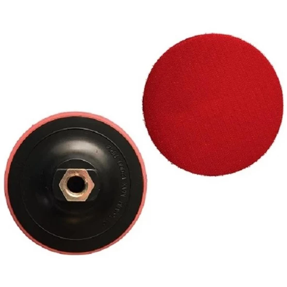 Cırt Zımpara Tabanı 180 mm Zımparalama Taşlama Sökülebilir M14 Cıvata Matkap Uyumlu - 3