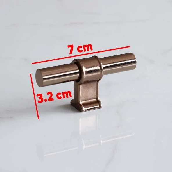 Hisar Bronz Metal Düğme Tek Vidalı Çekmece Mutfak Mobilya Dolabı Dolap Kulpu Kulbu Kulpları - 2