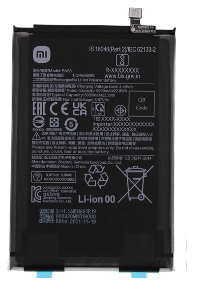 Xiaomi POCO C40 - BN 66 - Batarya Pil Sıfır Orijinal