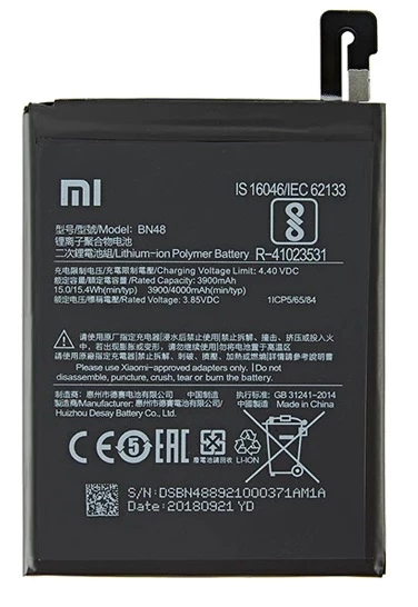 Xiaomi Redmi NOTE 6 PRO - BN 48 - Batarya Pil Sıfır Orijinal ürün görseli 1