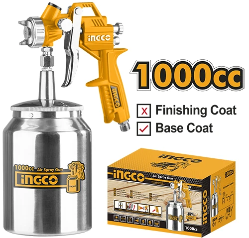 Ingco Havalı Boya Tabancası 1000cc Ing-asg3101 - 1
