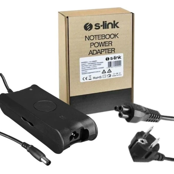 S-Link SL-NBA50 Notebook Adaptör 19.5V 3.34A 65W (7.4x5.0) Dell