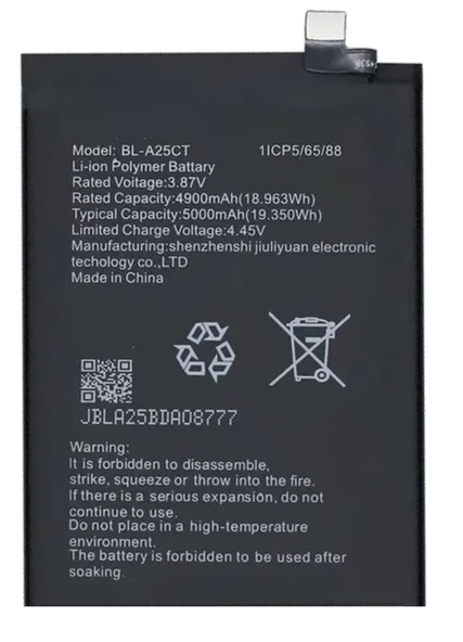 Casper Via E30 Batarya Pil Sıfır Orijinal