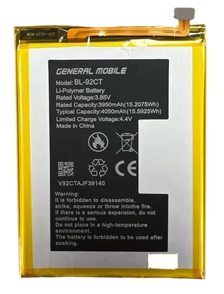 General Mobile GM 20 PRO Batarya Pil Sıfır Orijinal ürün görseli 1