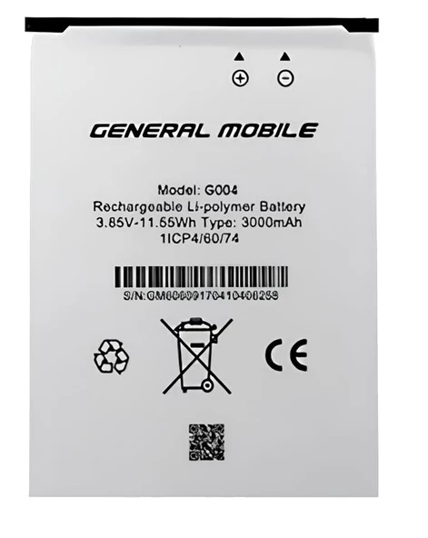 General Mobile GM 6 Batarya Pil Sıfır Orijinal - 1