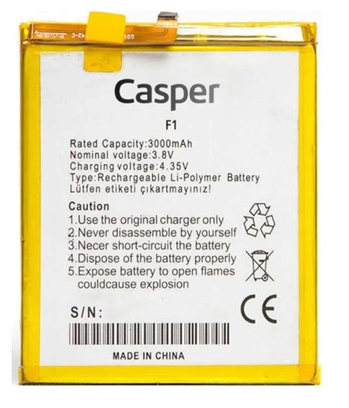 Casper Via F1 Batarya Pil Sıfır Orijinal