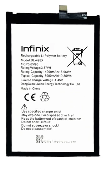 Infinix NOTE 10 PRO Batarya Pil Sıfır Orijinal ürün görseli 1