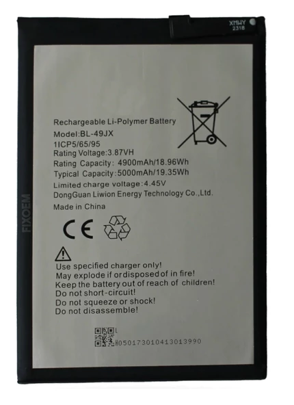 Infinix HOT 30İ Batarya Pil Sıfır Orijinal - 1
