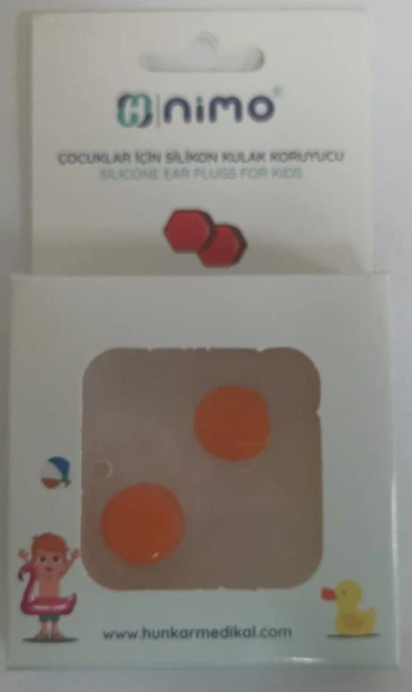 Nimo Çocuklar İçin Silikon Kulak Koruyucu 2'li