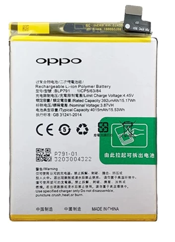 Oppo Reno 4 - BLP791 - Batarya Pil Sıfır Orijinal