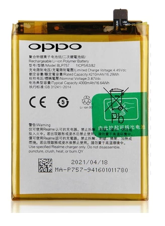Oppo Realme 6 PRO - Blp757 - Batarya Pil Sıfır Orijinal