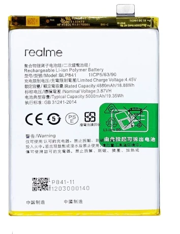 Oppo Realme Q3S - Blp841 -  Batarya Pil Sıfır Orijinal