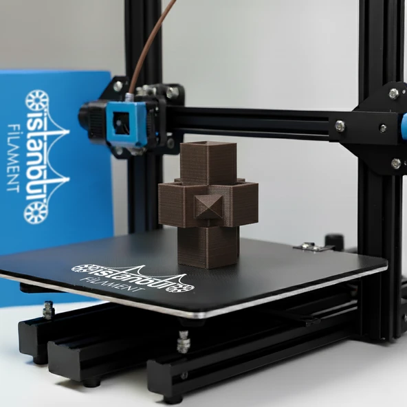 İstanbul Filament 3D Baskı Pla+ Filament Kahverengi 1 kg 1,75MM 0,05 mm Bambu Lab Uyumlu - Resim 5