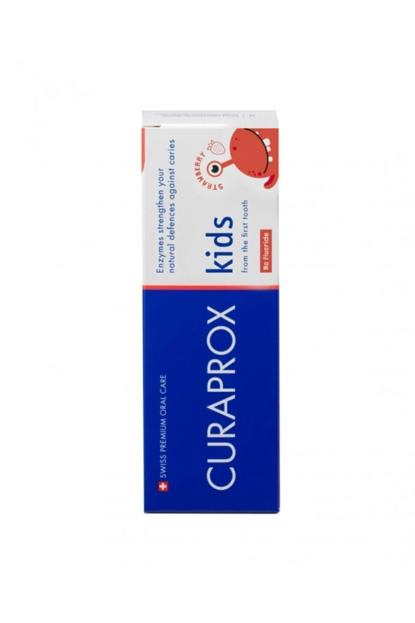 CURAPROX,Kids Diş Macunu Strawbery 0 Yaş 60ml Çilek Aromalı