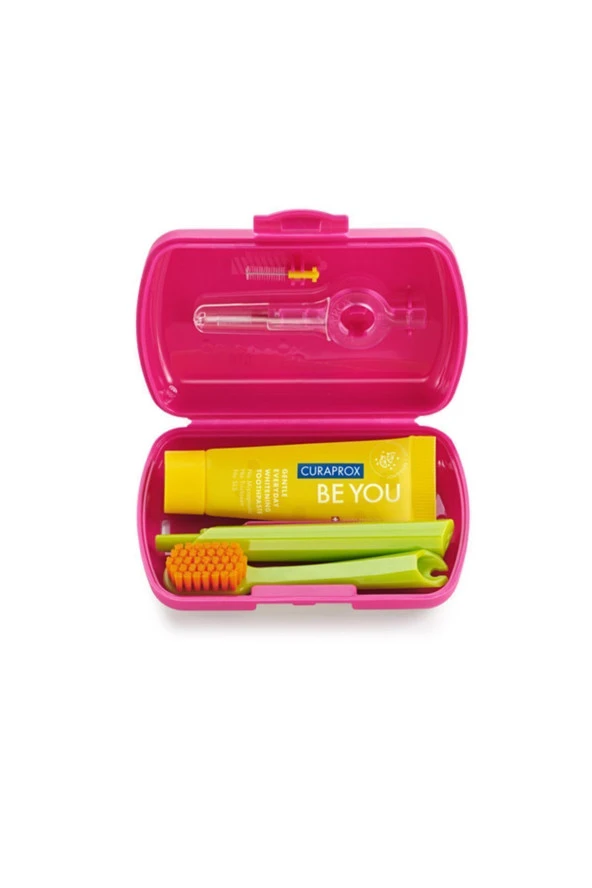 CURAPROX,CS Travel Set (5460 Fırça + Be You Diş Macunu + Arayüz Fırçası 0.7MM + 0.9MM) - 4