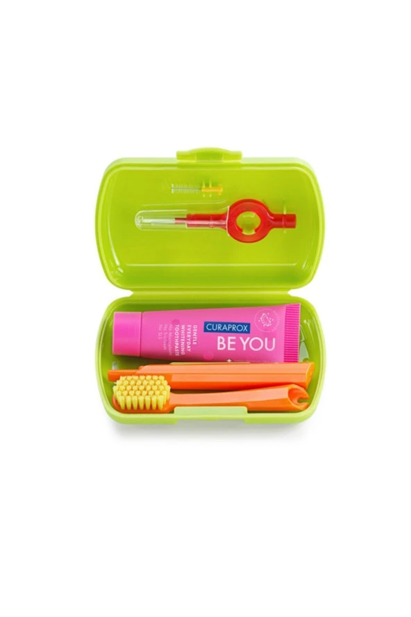 CURAPROX,CS Travel Set (5460 Fırça + Be You Diş Macunu + Arayüz Fırçası 0.7MM + 0.9MM) - 7