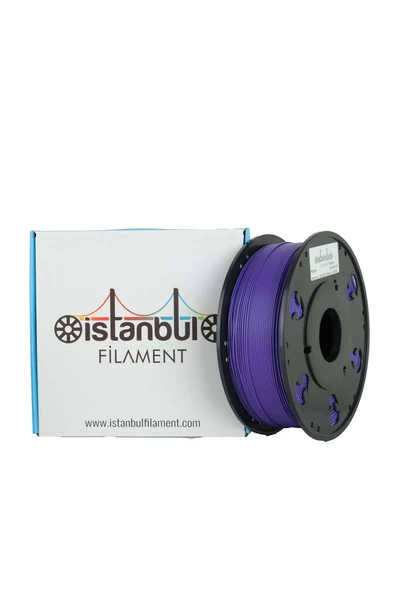 M14 PLA PLUS MOR-PURPLE İSTANBUL FİLAMENT 1 KG ÇAP 1,75mm ± 0,05 MM (3D YAZICI KARTUŞU) BAMBU LAB UYUMLU - 3