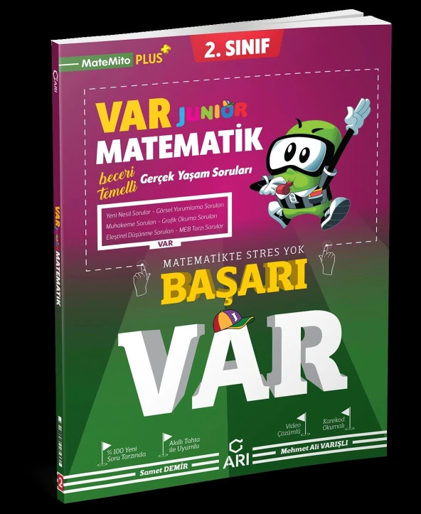 ARI YAYINCILIK VAR Junior Matematik Soru Bankası 2. Sınıf