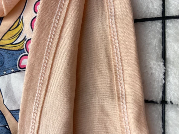 %100 Pamuk Penye Kumaş Bebek Çocuk Pijama Takım - PİJAMA BARBİE (T76qushEdDOiB) - 3