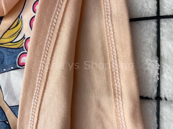 %100 Pamuk Penye Kumaş Bebek Çocuk Pijama Takım - PİJAMA BARBİE (T76qushEdDOiB) - 11