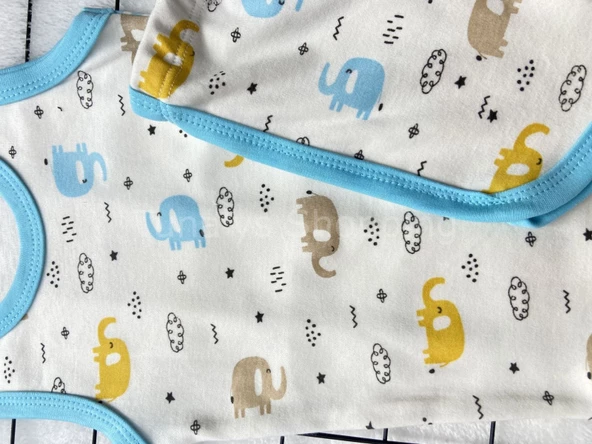 %100 Pamuk Yumuşacık Şortlu Pijama Takımı (VDo4weDC0bKre) - 2