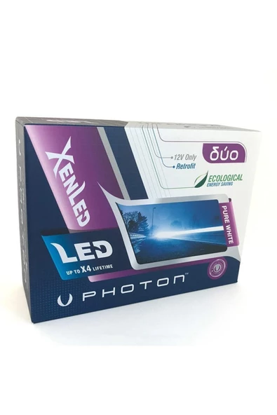 Duo Seri H4 Led Headlıght (ŞİMŞEK ETKİLİ) Gri Yeni Seri 2023