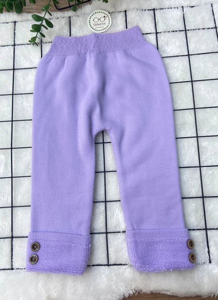 Unisex İçi Havlulu Kalın Kışlık Beli Lastikli Triko Pantolon (0Uum3KKFruPks) - 10