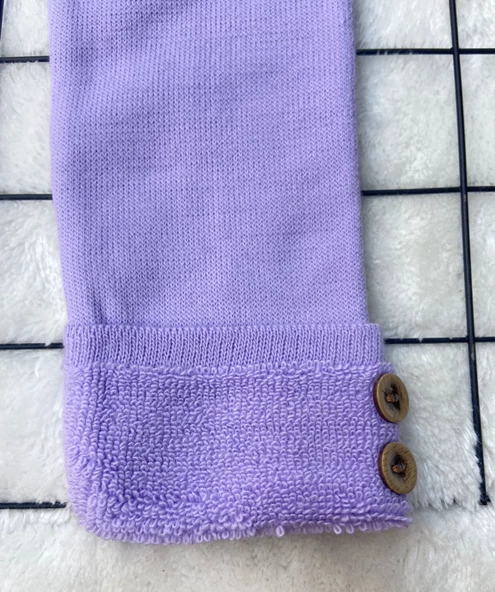 Unisex İçi Havlulu Kalın Kışlık Beli Lastikli Triko Pantolon (0Uum3KKFruPks) - 9